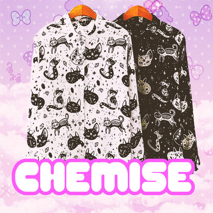 Chemise chat kawaii