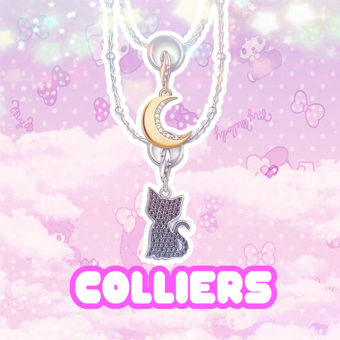 Collier chat kawaii