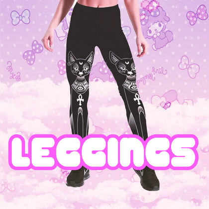 Legging chat kawaii