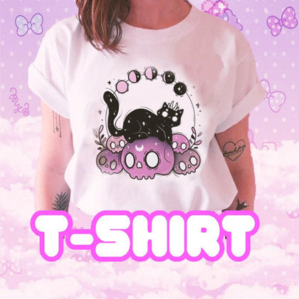 Collection de T-shirt chat kawaii