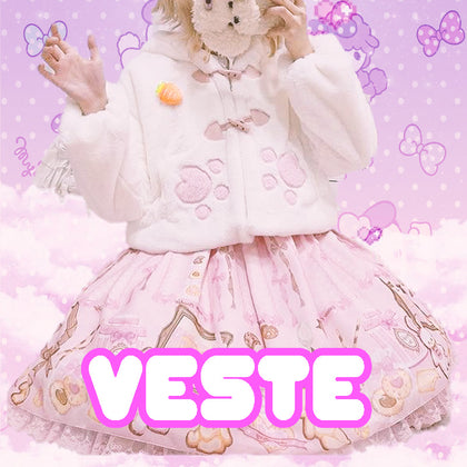 Veste chat kawaii