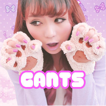 Gant chat kawaii