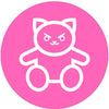 Peluche chat kawaii icon