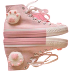 chaussure chat rose