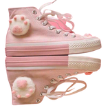 chaussure chat rose