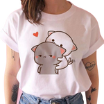 T-shirt chat kawaii <br>kiss