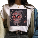 T-shirt chat kawaii <br>Gothic ghost cat