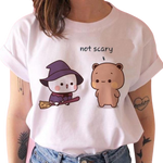 T-shirt chat kawaii <br>japan witch