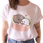 T-shirt chat kawaii <br>sleep