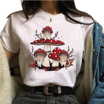 T-shirt chat kawaii <br>Gothic champignon