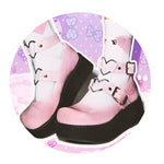 Chaussures kawaii plateforme lolita heart