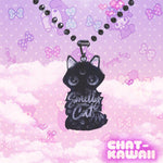 Collier chat kawaii cat moon