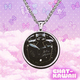 Collier chat kawaii magic cat