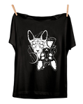 T-shirt chat sphynx spirituel noir