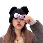 Bonnet chat kawaii rose streetwear hiver