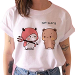 T-shirt chat kawaii <br> japan love demon