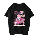 t-shirt chat magical girl