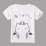 t-shirt chat kawaii devil