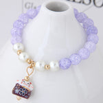 Bracelet chat kawaii perle pastel