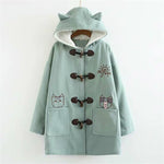 Veste chat kawaii neko japonais vert