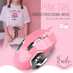 Souris rose love