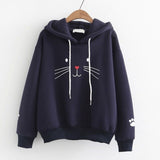 pull chat bleu marin