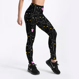 Legging chat kawaii chat noir