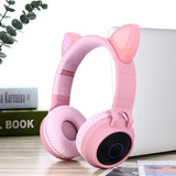 Casque chat kawaii gaming Lumineux LED