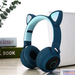 Casque chat kawaii gaming Lumineux LED