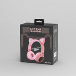 Casque chat kawaii gaming Lumineux LED