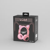 Casque chat kawaii gaming Lumineux LED