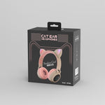 Casque chat kawaii gaming Lumineux LED