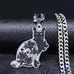 Collier chat kawaii tattoo