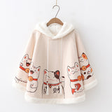 Veste chat kawaii cape harajuku