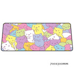 Tapis de souris chat kawaii multicolor