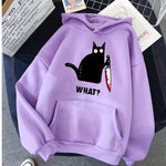 sweat chat noir violet