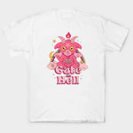 t-shirt chat kawaii cute hell blanc