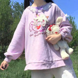 sweat chat kawaii bonbon violet