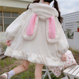 Veste chat kawaii lapin polaire