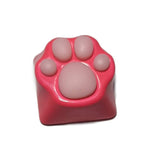 Keycap chat kawaii collector patte de chat fuchsia