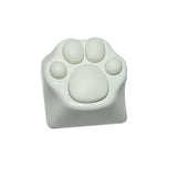 Keycap chat kawaii collector patte de chat blanc neige