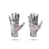 Gants chat kawaii motif chat touch screen