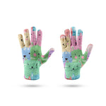 Gants chat kawaii motif chat touch screen