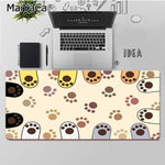 Tapis de souris chat kawaii motif pattes multi