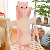 Peluche chat kawaii longue