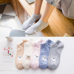 chaussette chat kawaii 5 paires