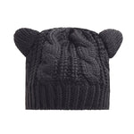 Bonnet chat kawaii hiver