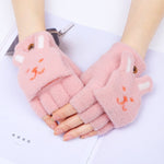 Gants lapin kawaii hiver mitaine