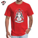 t-shirt chat kawaii satan rouge