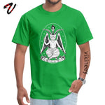 t-shirt chat kawaii satan vert